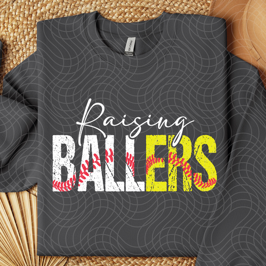 RAISING BALLERS, BASEBALL & SOFTBALL - DTF TRANSFER