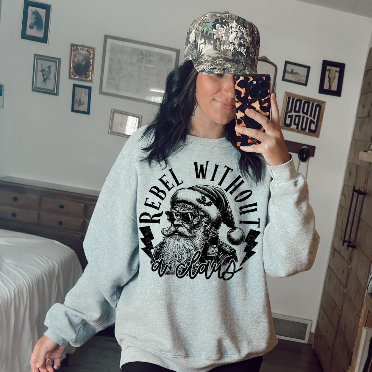 REBEL WITHOUT A CLAUS - DTF TRANSFER