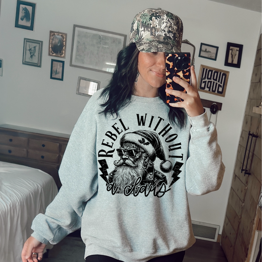 REBEL WITHOUT A CLAUS - DTF TRANSFER