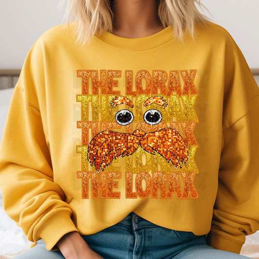 LORAX FAUX SEQUINS - DTF TRANSFER