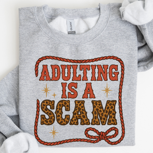 ADULTING IS A SCAM - DTF TRANSFER