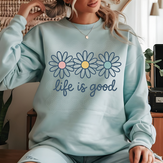 LIFE IS GOOD - DTF TRANSFER