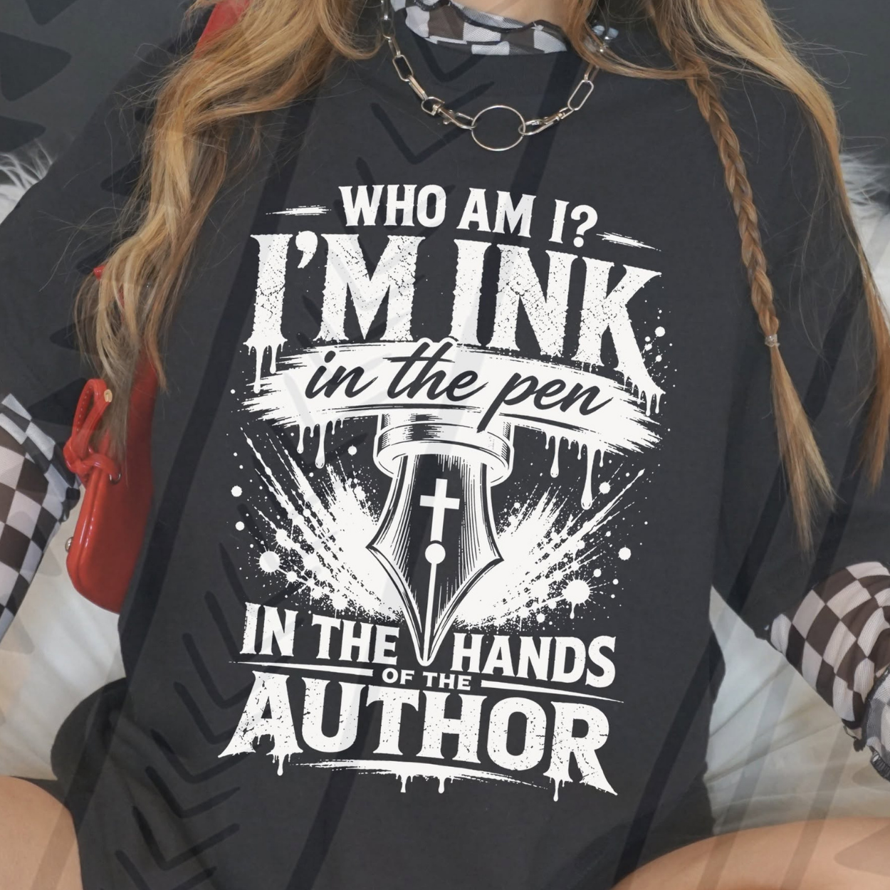 WHO I AM WHITE - DTF TRANSFER