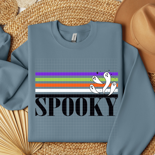 RETRO STRIPE SPOOKY - DTF TRANSFER