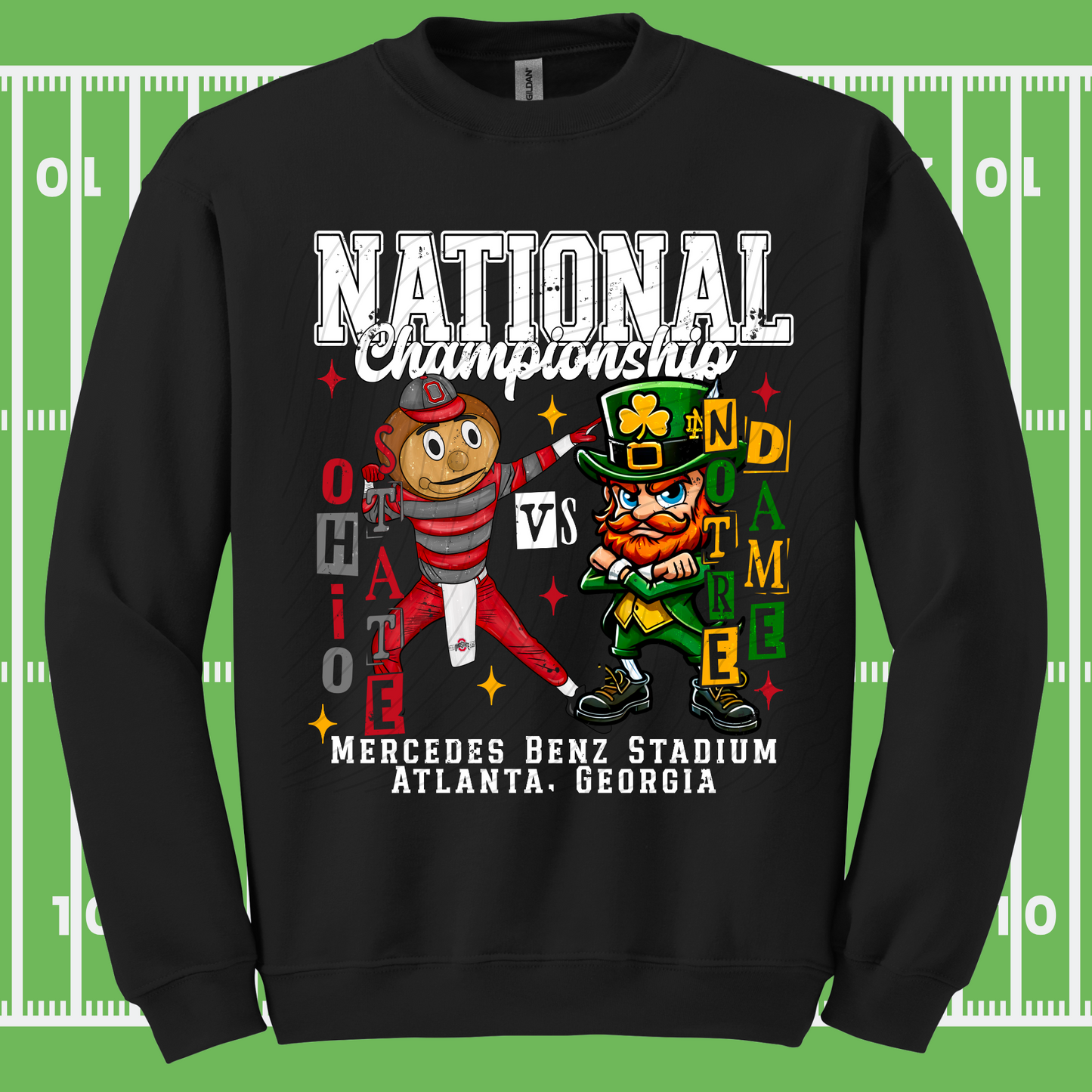 CHAMPS MASCOTS WHT - DTF TRANSFER