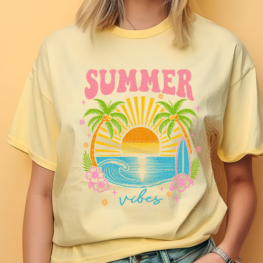 SUMMER VIBES - DTF TRANSFER