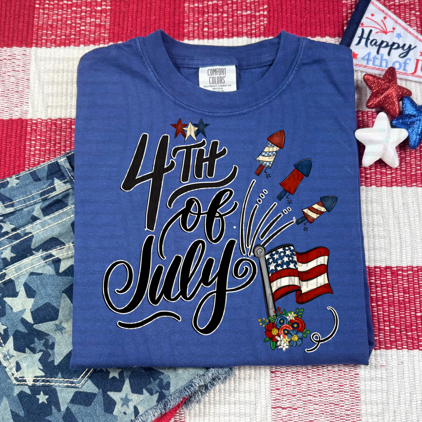 JULY 4TH ROCKET - DTF TRANSFER