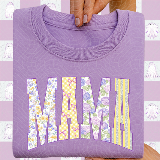 SPRING PATTERN MAMA - DTF TRANSFER