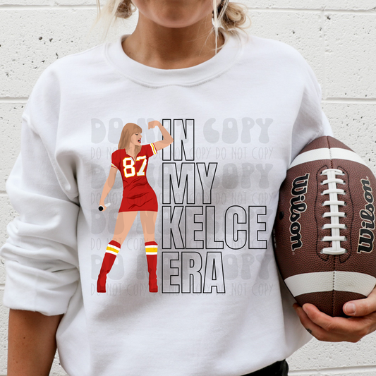 IN MY KELCE ERA BLK - DTF TRANSFER