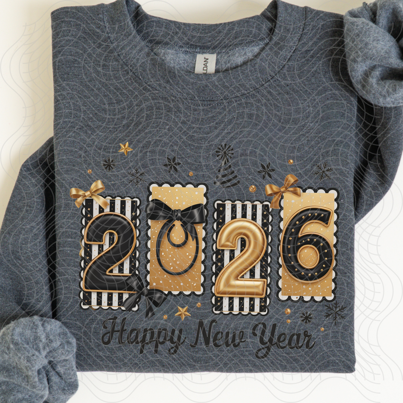 2026 HAPPY NEW YEAR - DTF TRANSFER