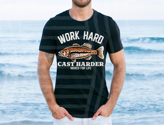 WORK HARD, CAST HARDER - DTF TRANSFER