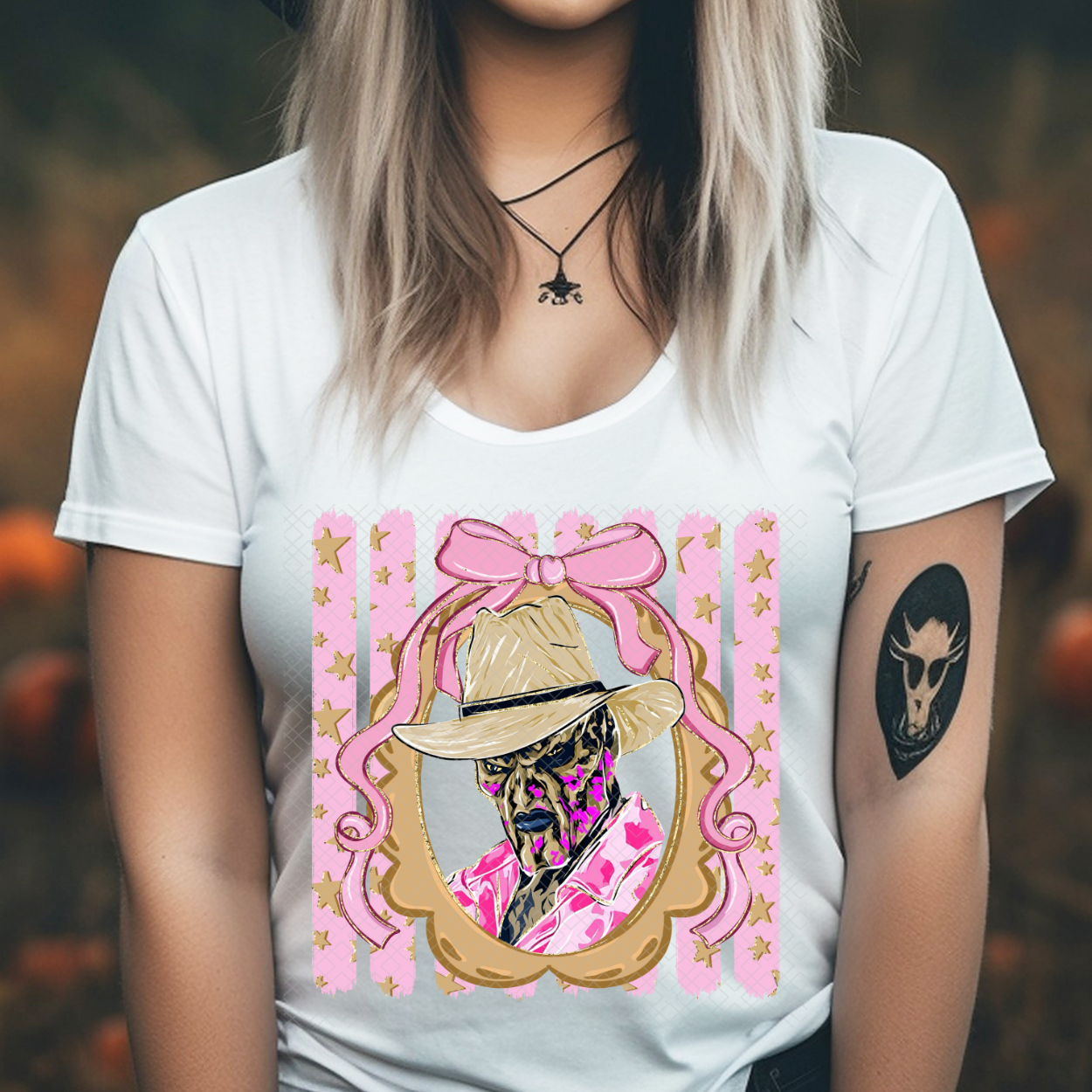 PREPPY PINK HORROR - DTF TRANSFER