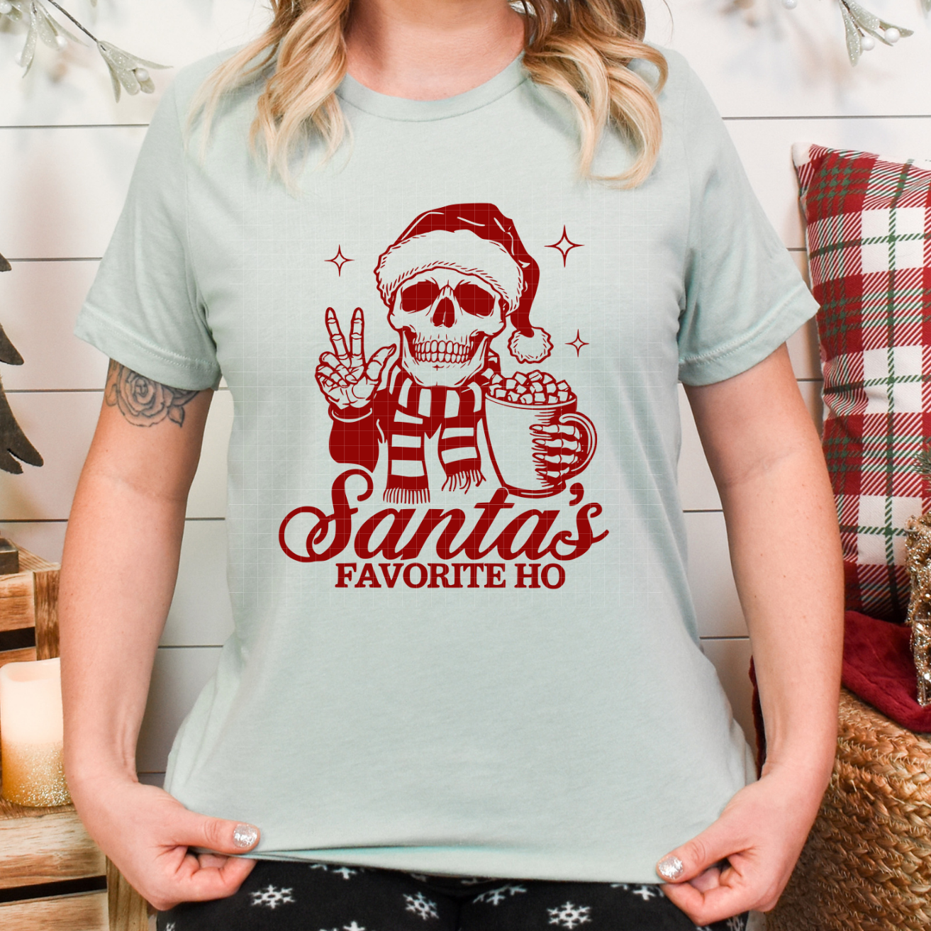SNARKY SANTA'S FAVORITE RED - DTF TRANSFER