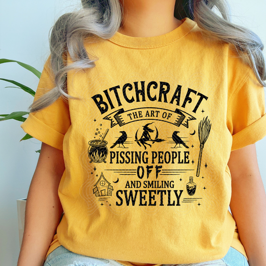 BITCHCRAFT BLK - DTF TRANSFER