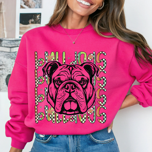 BULLDOGS MASCOT - DTF TRANSFER
