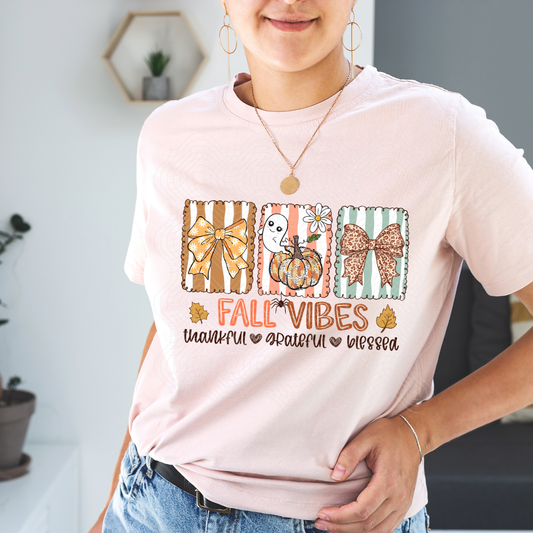 FALL VIBES STAMPS - DTF TRANSFER