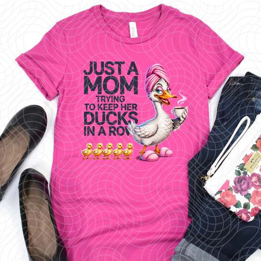 DUCKS IN A ROW - DTF TRANSFER