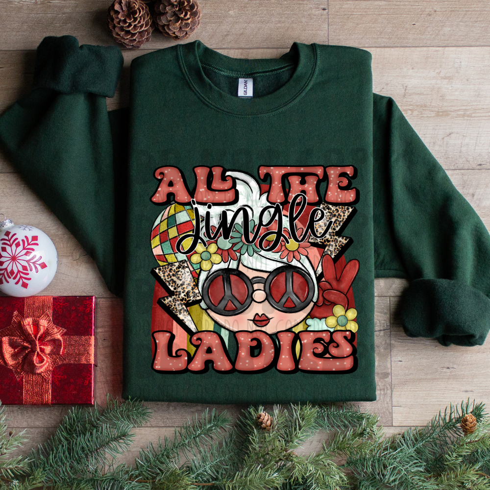 ALL THE JINGLE LADIES LIGHT SKIN - DTF TRANSFER