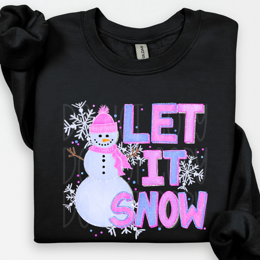 LET IT SNOW - DTF TRANSFER