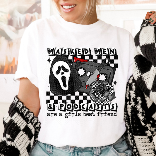 MASKED MEN & PODCASTS - DTF TRANSFER