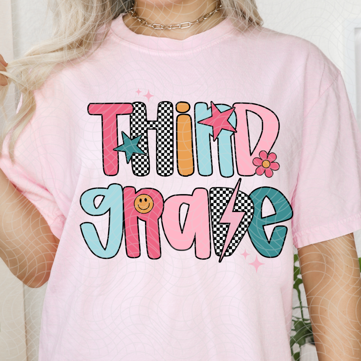 MULIT COLORED THIRD GRADE - DTF TRANSFER
