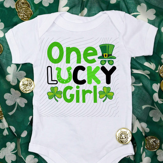 ONE LUCKY GIRL - DTF TRANSFER