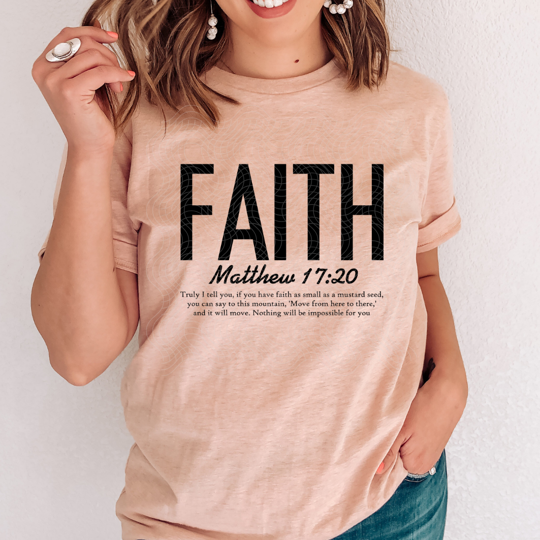 FAITH BLK - DTF TRANSFER