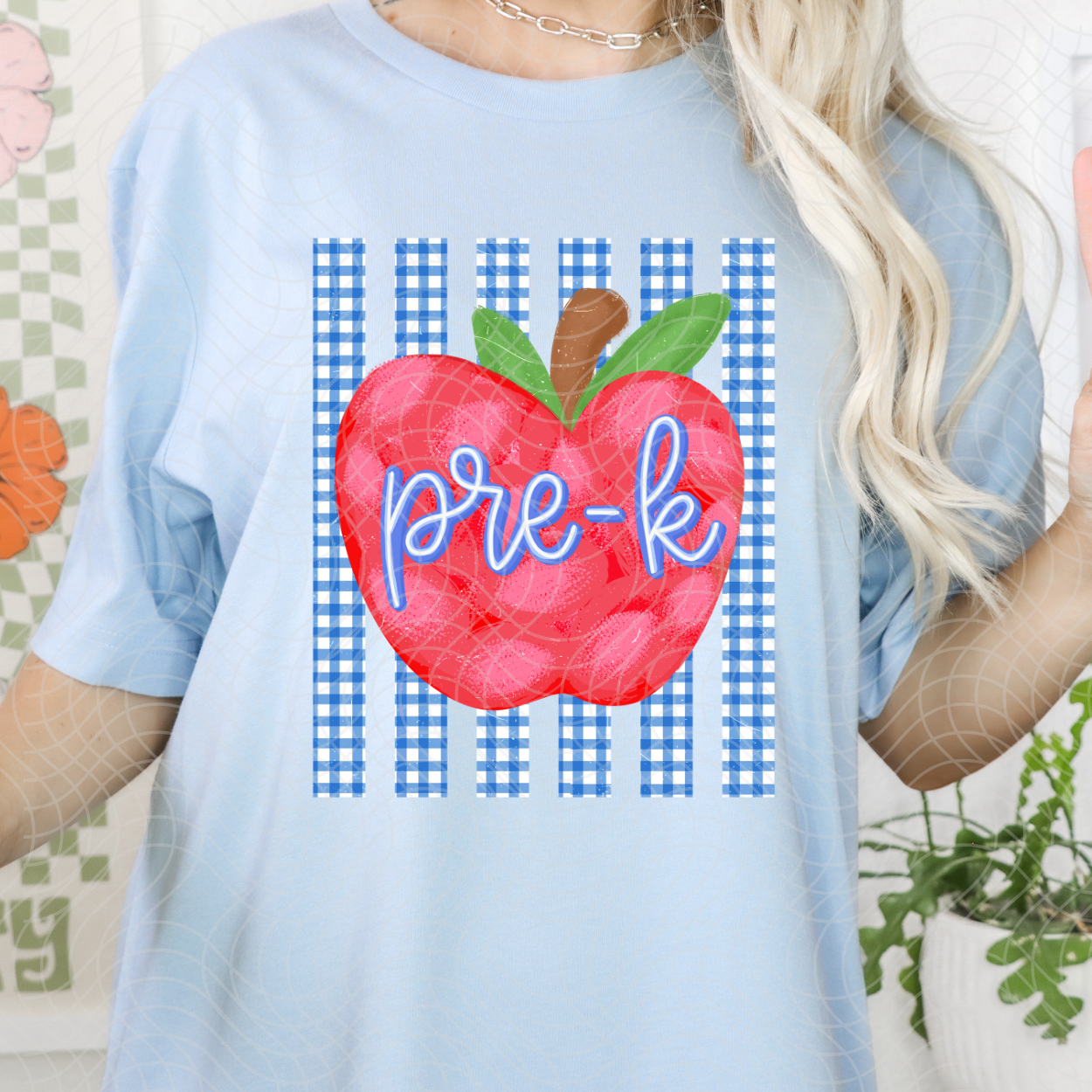 PRE-K APPLE - DTF TRANSFER