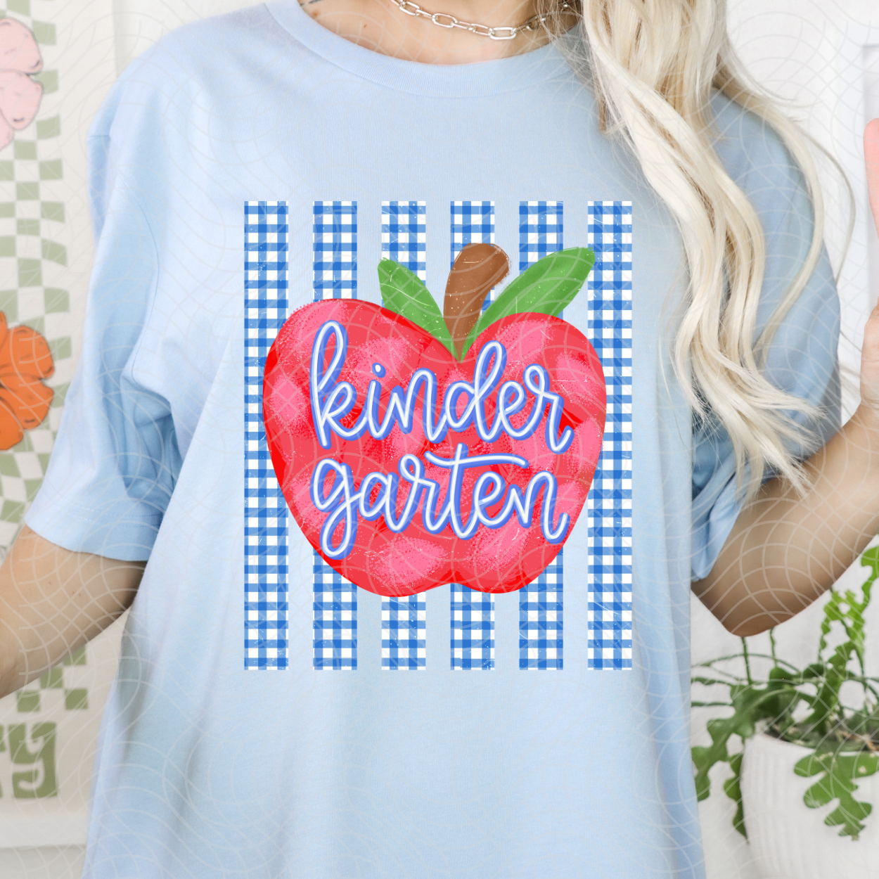 KINDERGARTEN APPLE - DTF TRANSFER