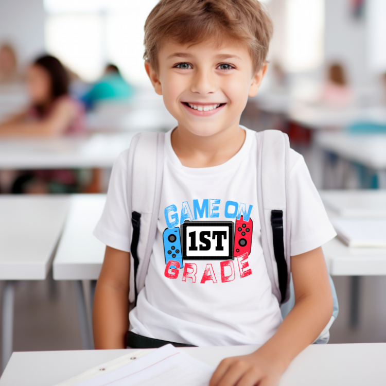GAME ON 1ST GRADE - DTF TRANSFER