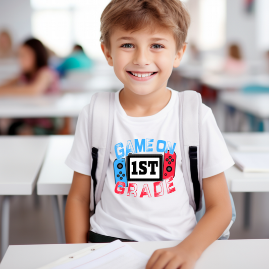 GAME ON 1ST GRADE - DTF TRANSFER