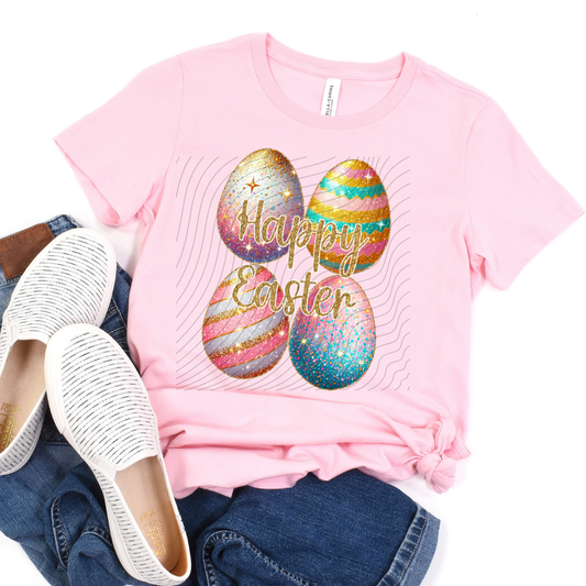 HAPPY EASTER EGGS - DTF TRANSFER