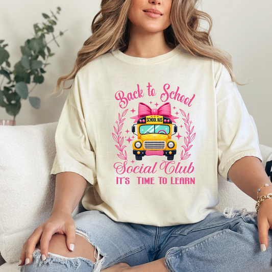 BACK TO SCHOOL SOCIAL CLUB - DTF TRANSFER
