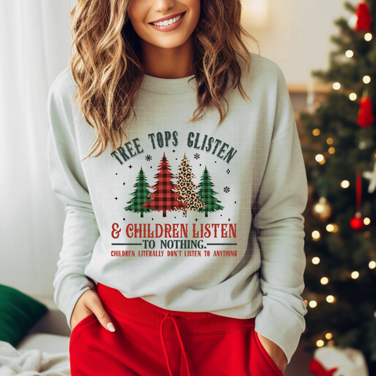 TREE TOPS GLISTEN - DTF TRANSFER