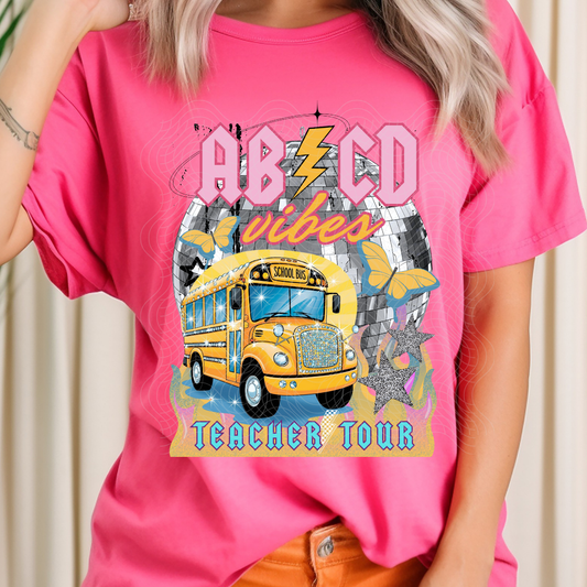 RETRO TEACHER TOUR - DTF TRANSFER