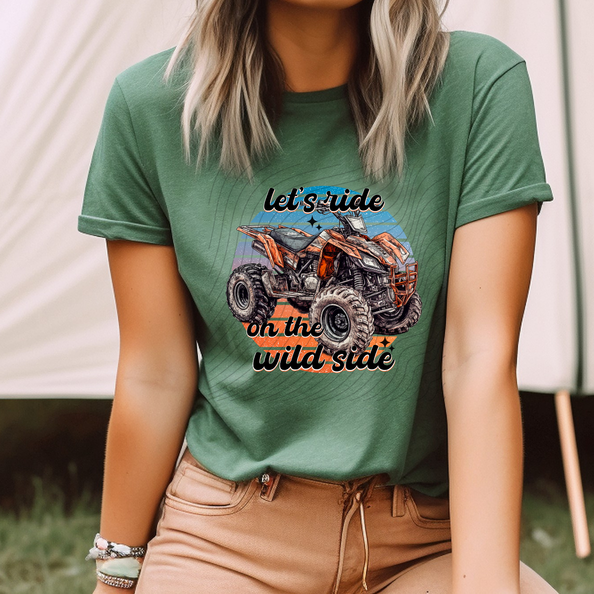LETS RIDE - DTF TRANSFER