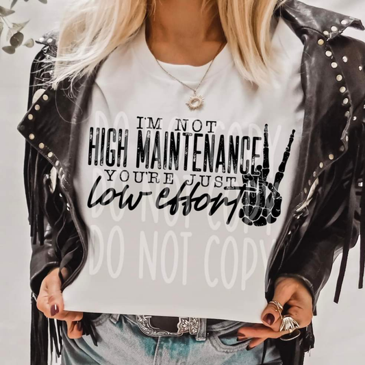 LOW EFFORT - DTF TRANSFER