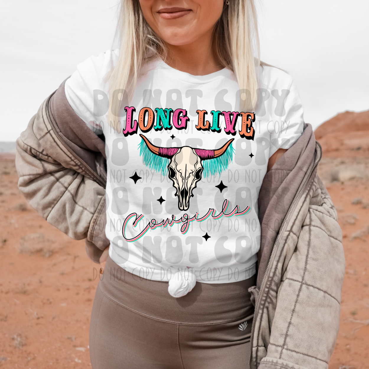 LONG LIVE COWGIRLS COLORED - DTF TRANSFER