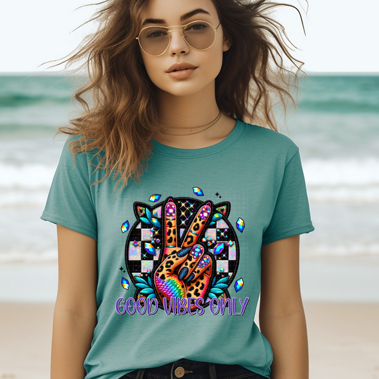 GOOD VIBES ONLY - DTF TRANSFER