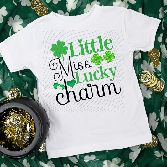 LITTLE MISS LUCKY CHARM - DTF TRANSFER