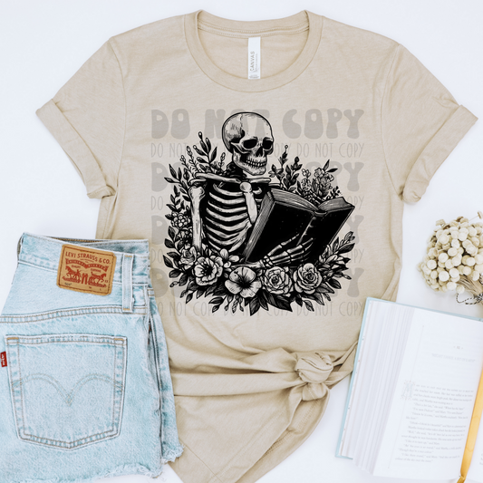 SKELETON READING - DTF TRANSFER