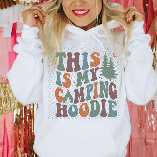 CAMPING HOODIE COLOR - DTF TRANSFER