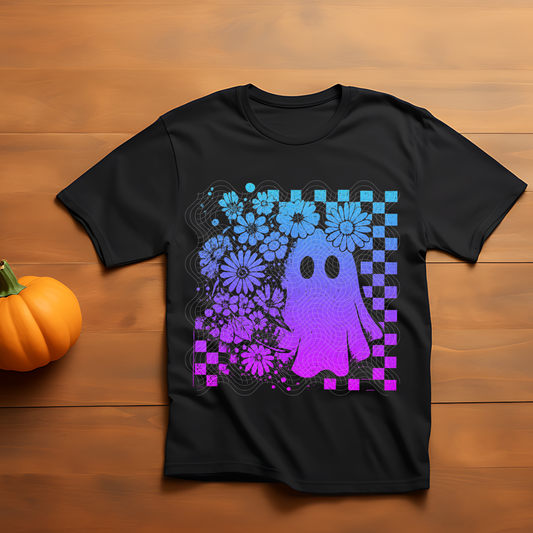 BLUE PURPLE GHOST - DTF TRANSFER