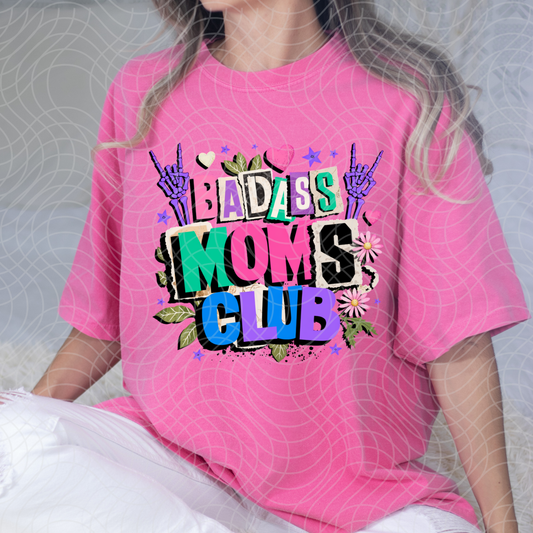 BADASS MOMS CLUB - DTF TRANSFER