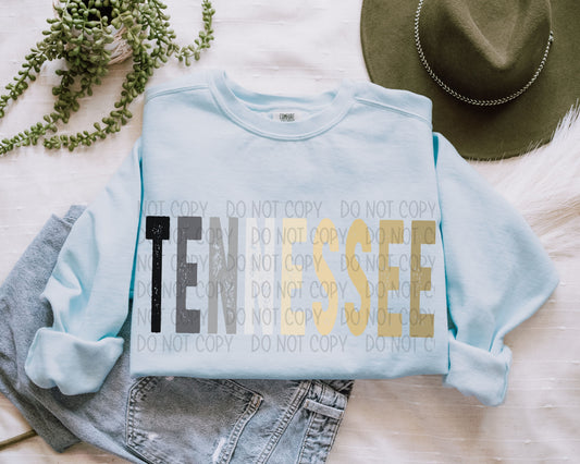 TENNESSEE NEUTRALS - DTF TRANSFER