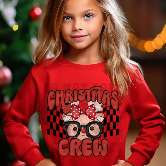 CHRISTMAS CREW GIRL - DTF TRANSFER