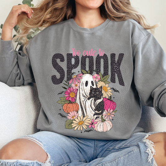 TOO CUTE TO SPOOK BLK - DTF TRANSFER
