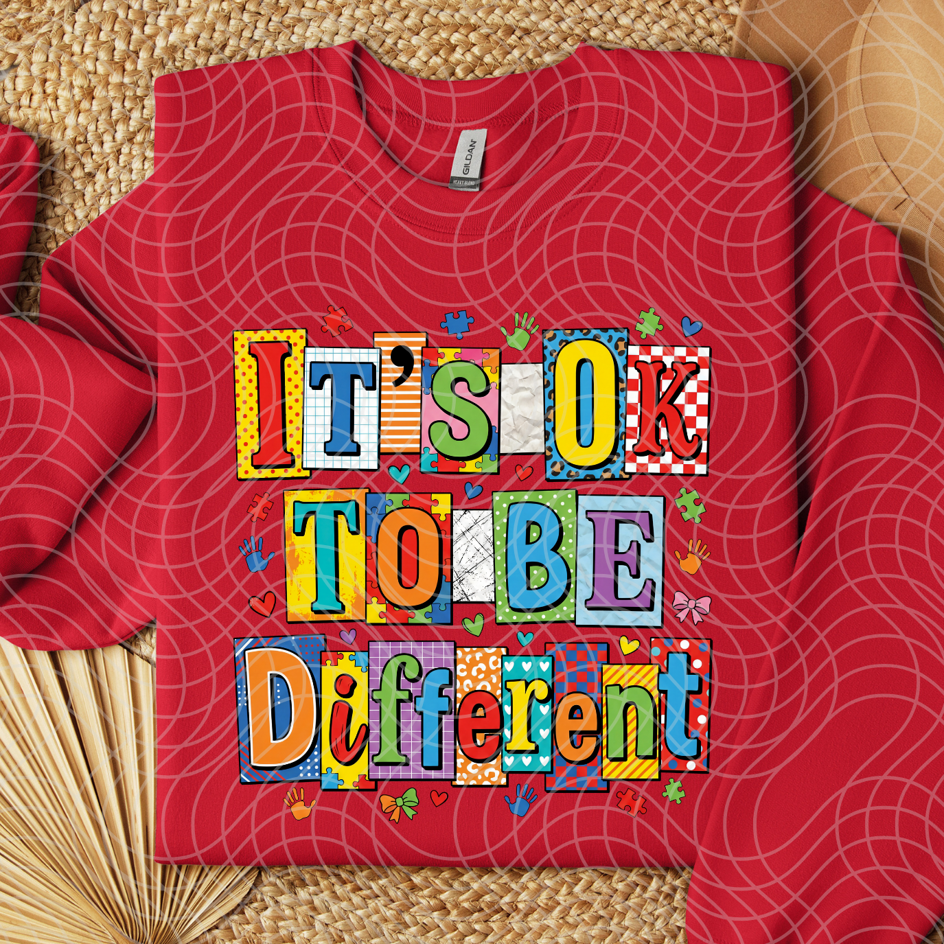 ITS OKAY TO BE DIFFERENT - DTF TRANSFER