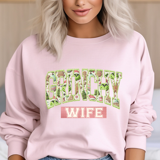 GRINCHY WIFE - DTF TRANSFER