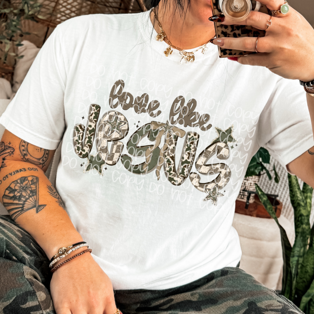 LOVE LIKE JESUS - DTF TRANSFER